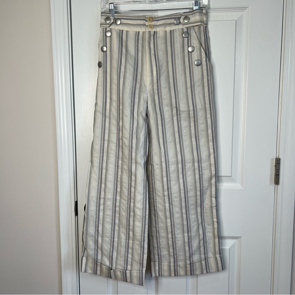 ! NWOT Lemlem 100%Cotton strips pants